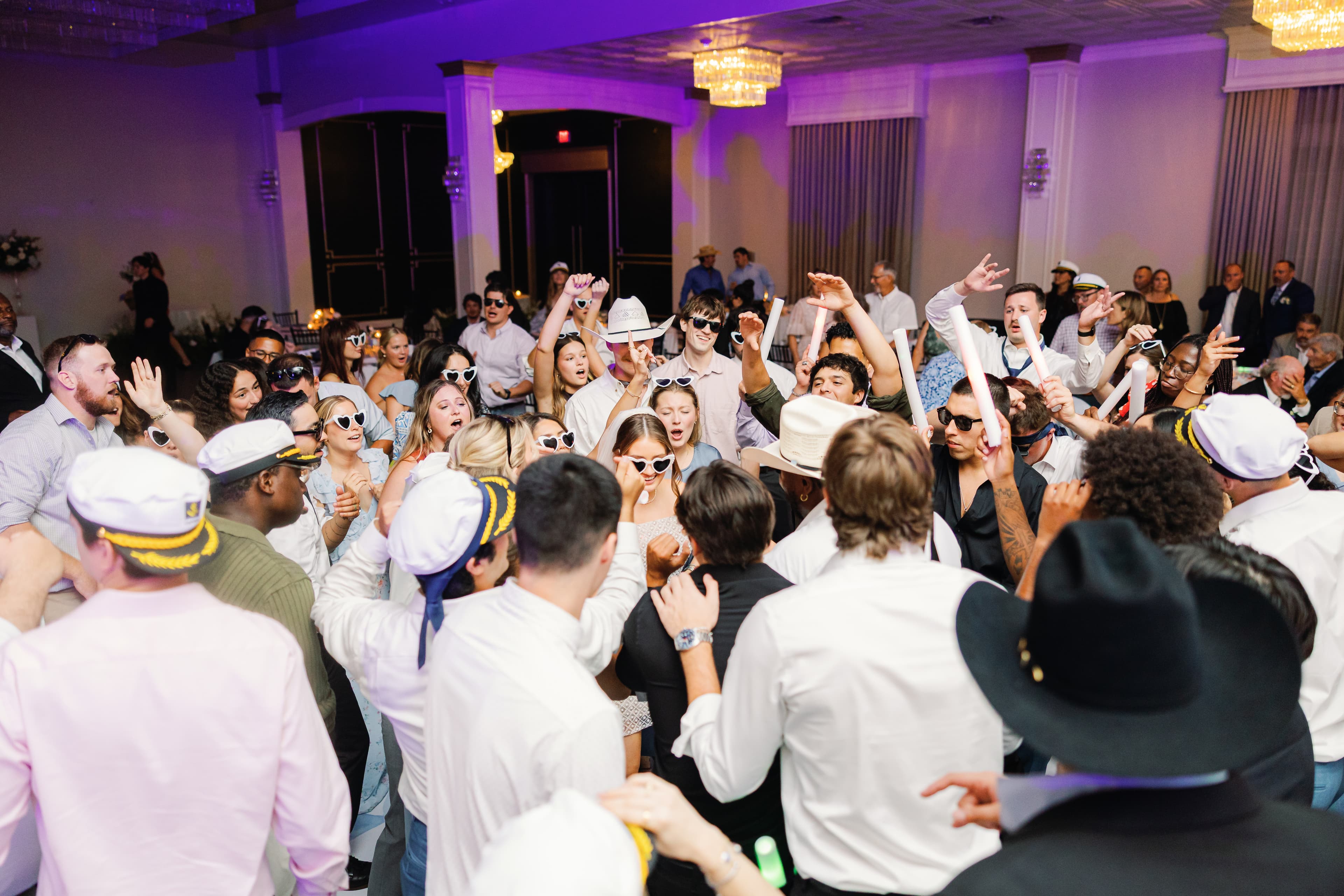 Guests dancing at a corporate event